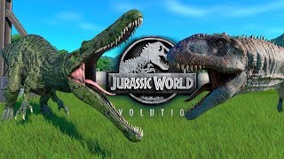 Зухомим | Майюнгозавр | модификации и дуэли со Спинозавром и Цератозавром Jurassic World Evolution