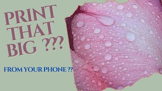 iPhone Photos THIS Big?? How to Make BIG Prints From Your Mobile Phone Photos! screenshot 5