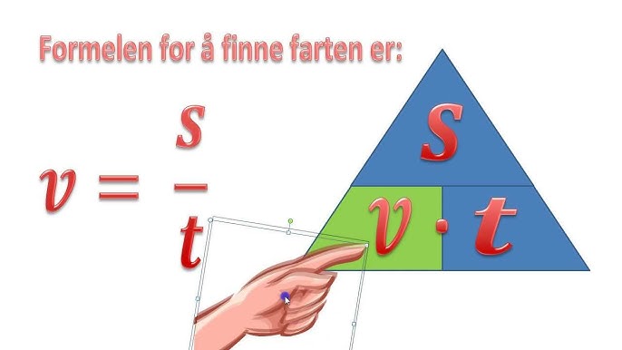 Formel for fart () Formel for fart