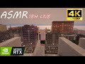 Rainy Las Vegas [4K ASMR] 18H Non-Stop Minecraft 🌧️💤 Global Chill Chat