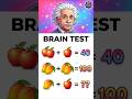 ✨🧐Can you solve this Maths puzzles? | Math puzzles bring test #mathgame #ytshorts#viralshorts #bobby