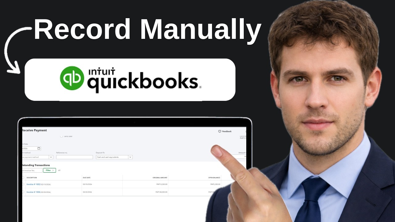 How To Record Payments Manually In Quickbooks Online - YouTube