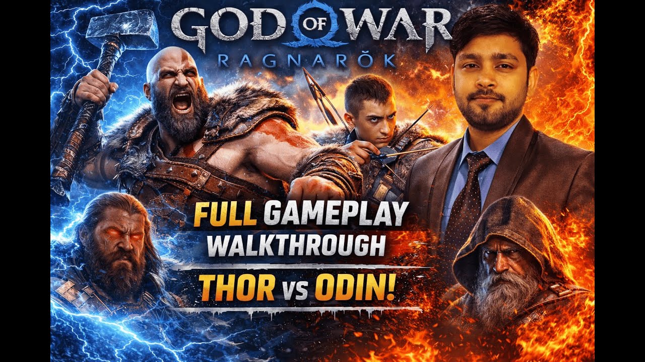 God of war: Ragnarok part Vl🎮☢️📢Kratos ka kaher✨