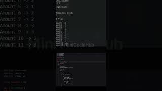 C++ Coin Change Problem | DP #CPP #DynamicProgramming #Algorithms #Coding #MiniCodeHub