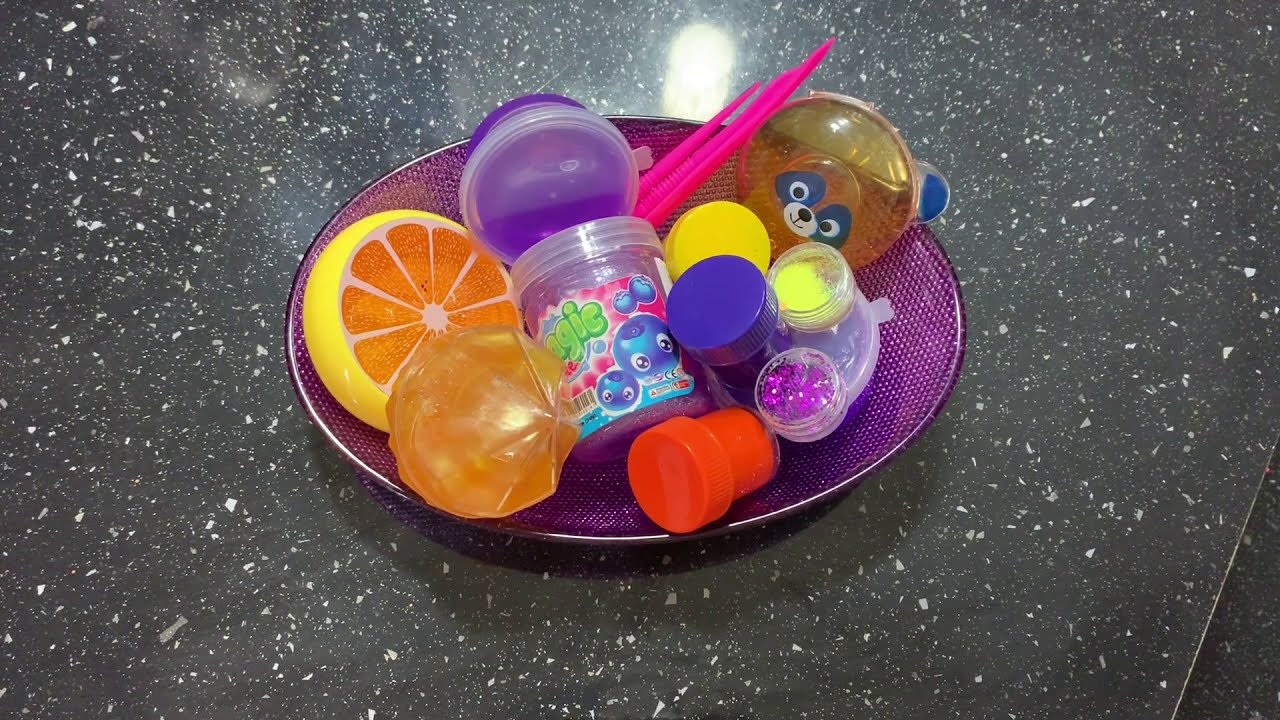 Tedy Tells...How to Mix Slime with Watercolors | Slime Story | 4 - YouTube
