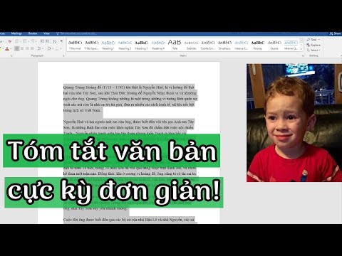 Video: Cách Viết Một Bản Tóm Tắt Ngắn Gọn