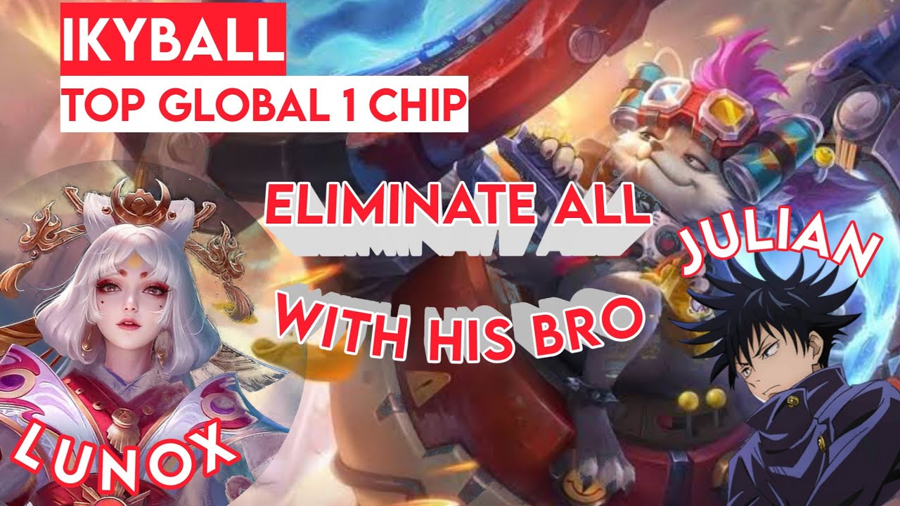 IKYBALL || Chip Global 1 ft Top Global Lunox & JulianPortal Combo to Surprise Enemy