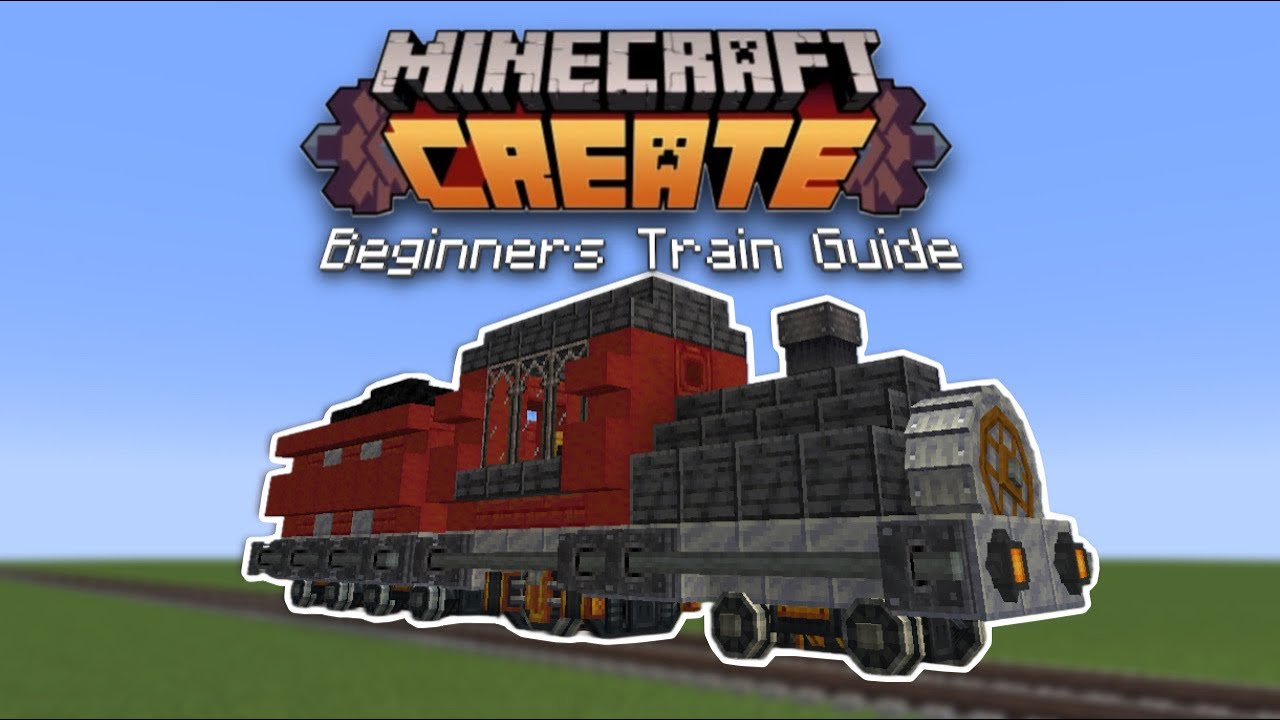 Minecraft Create Mod : How to Build a Train for Beginners 🚂 - YouTube