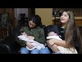Watch Patterson twin sisters talk about having babies on the same day