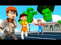 Nick and Doll Squid Game 2 Together Rescue Tani From The Evil Miss Zombie | Scary Teacher 3D Kingmo