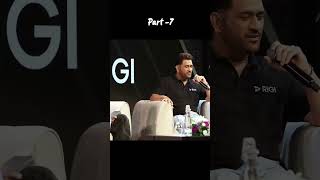MS Dhoni podcast Part -7 #msdhoni #thala #rayadu #csk #rigi #tanmaybhatt