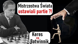 SZACHY 405 Ustawiali partie na Mistrzostwach Świata , przypadek Keres - Botwinnik Moska 1948