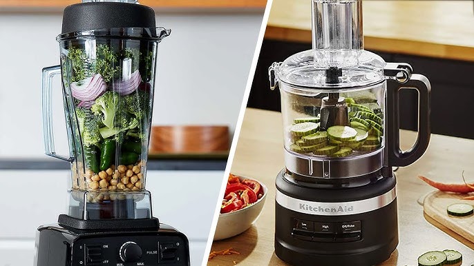 Food Processors vs. Blenders: What's the Difference?