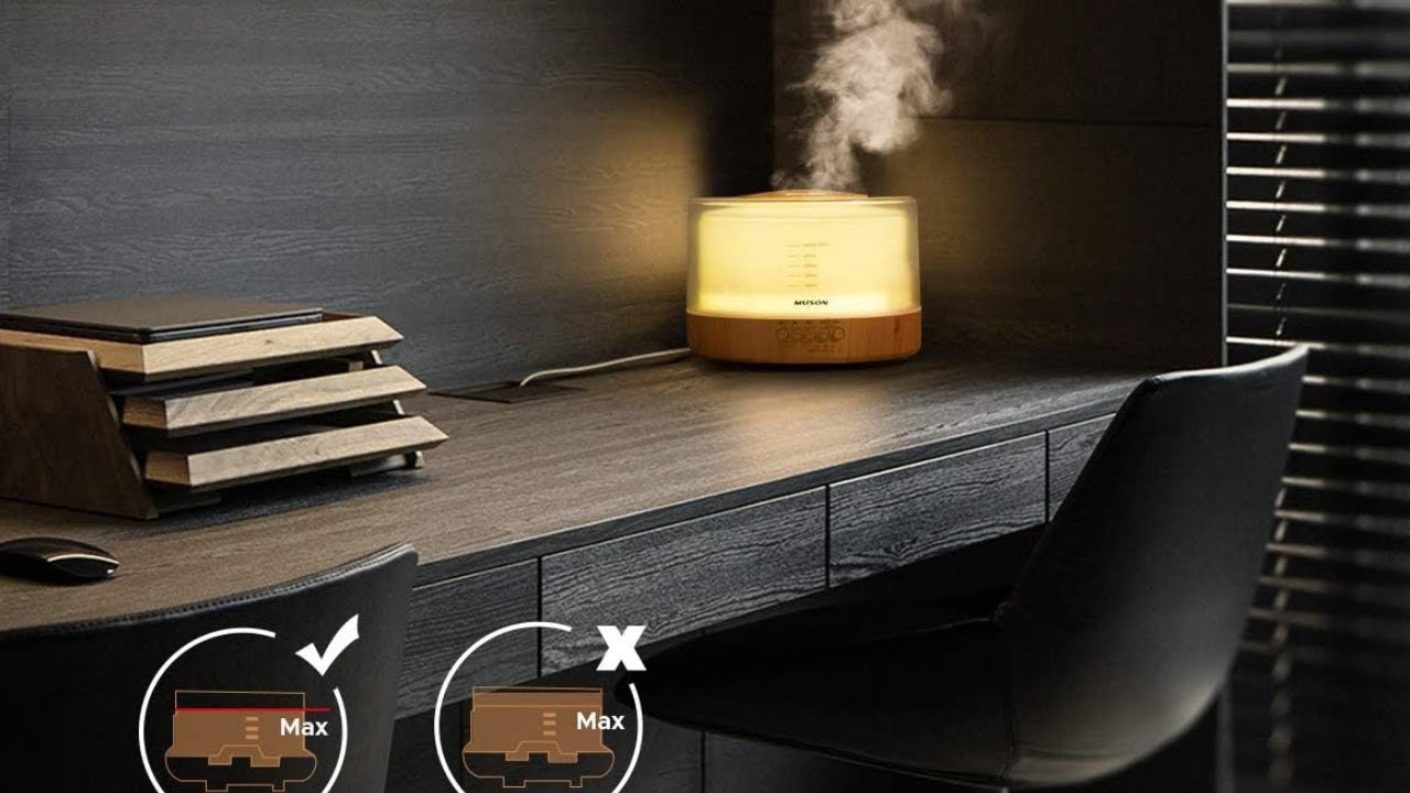 Relax & Unwind! Muson Essential Oil Diffuser with Night Light ...
