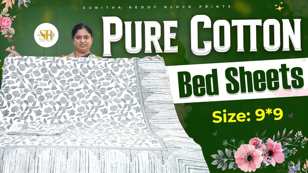 Handloom Pure Cotton Bed Sheets | Luxury Comfort for Every Home | Jejis Vlogs