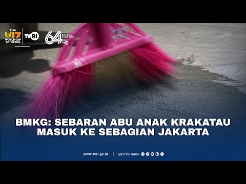 BMKG: Sebaran Abu Anak Krakatau Masuk Ke Sebagian Jakarta