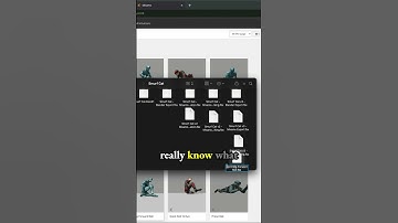 How to keep organized w/ many files? - Smurf Cat meme - low poly 3d model game character in Blender
