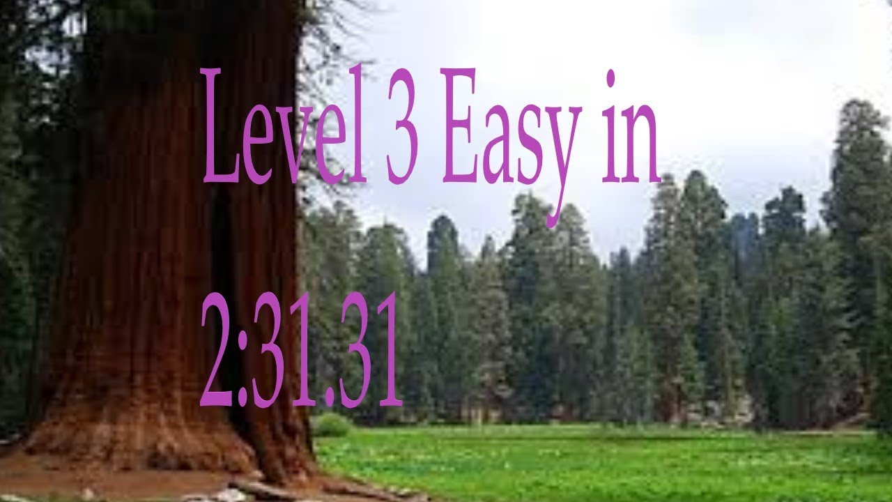 Big Tree Top Gun Speedrun: Level 3 Easy in 2:31.31 - YouTube