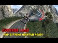 ETS 2 Live | DOUBLE TRAILER OVERLOAD Challenge | Conquering Extreme Mountain Roads!