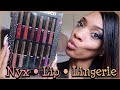 NYX SLIP TEASE LIP LACQUER VAULT COLLECTION || SIMPLYYNEE