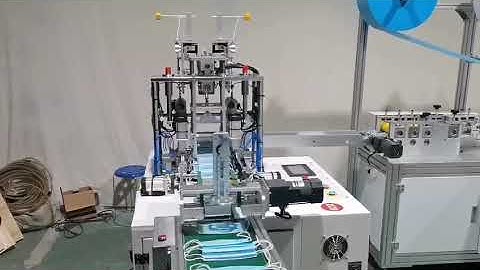 High speed servo earloop welding machine