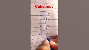 How to find cube root of 512 # Mathematics