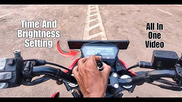 Hero xtreme 125r time setting | Reset Clock And Brightness | Xtreme 125r 2024 Model