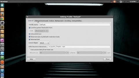 Terminal Command Notification - Ubuntu 12.10