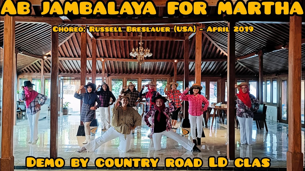 AB JAMBALAYA FOR MARTHA - LINE DANCE