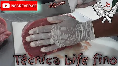 Como se cortar o bife?
