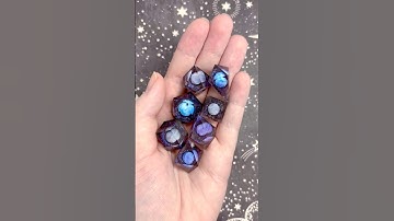 Wake up babe, new galaxy just dropped 🤩🪐 #dnd #dice #art #handmade #ttrpg #resin #planet #space
