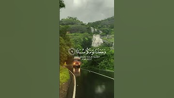 وَخَلَقْنَاكُمْ أَزْوَاجًا |سورة النبإء~الآية8~القارئ عبدالرحمن مسعد 🎧🤍