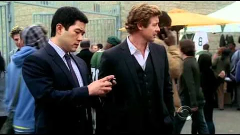 The Mentalist 4x09  Jane, Cho tweeting scene  xD