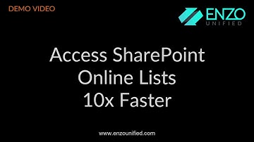 Access SharePoint Online Lists 10x Faster