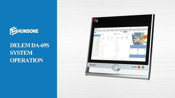 HUNSONE DELEM DA-69S CNC Controller Operator Programming Tutorial For Press Brake