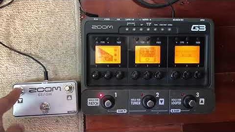Zoom G3/G3X Footswitch #2