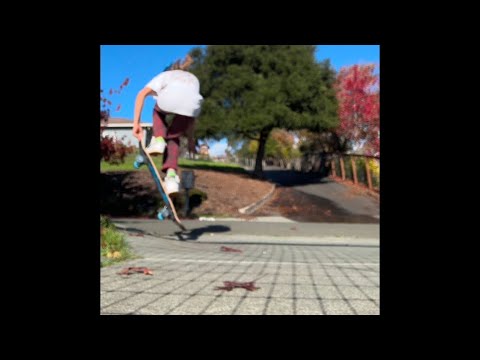 Skating in 40 mph wind - YouTube
