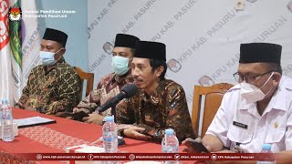 Hadapi Pilkades Serentak Tahun 2022, Kecamatan Pandaan Lakukan Kaji Tiru Bersama KPU
