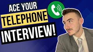 How to ACE Your PHONE INTERVIEW! (Tips for SUCCESS)