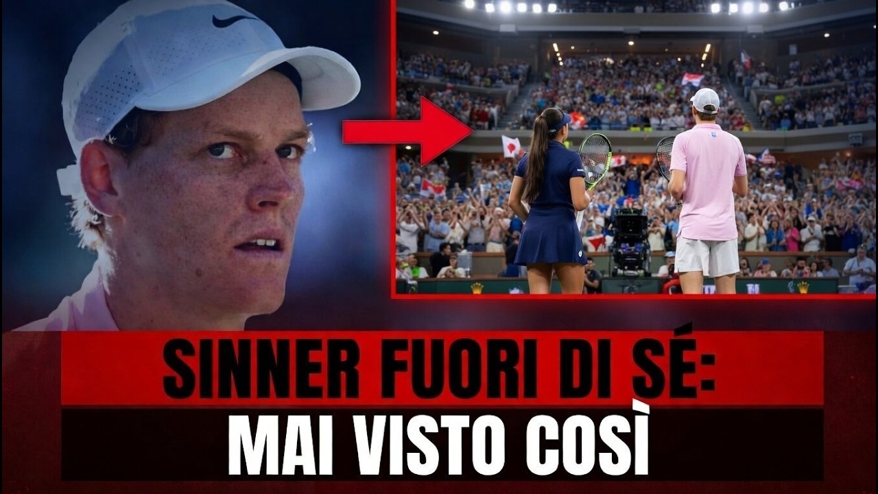 SINNER FURIOSO CON IL PUBBLICO ECCO COSA E SUCCESSO