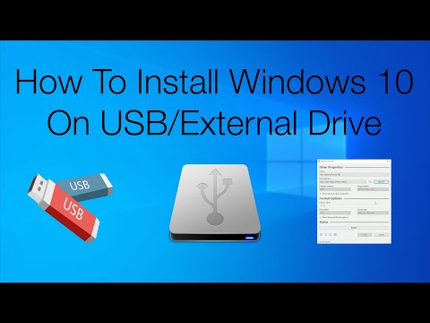 How To Install Windows 10 On USB or External Drive | Step By Step Guide