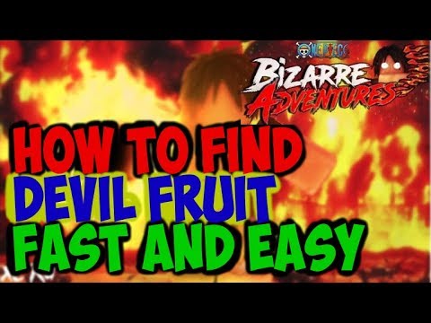 Best Place To Find Devil Fruit One Piece Bizarre Adventures Roblox Youtube - roblox one piece bizarre adventure is the best one piece game on roblox