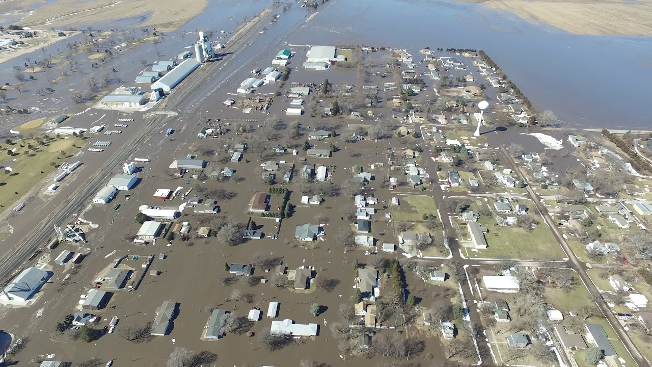 North Bend, NE flooding 3/15/19 YouTube
