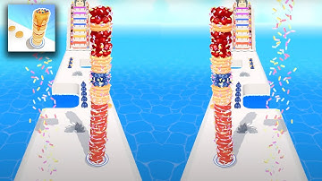 Pancake run 🥞🥪🍰 mobile game all levels walkthrough gameplay android and iOS #12