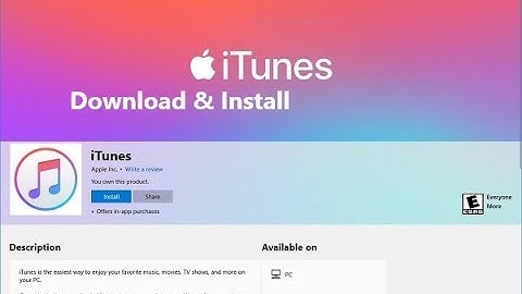 How to Download and Install iTunes on Windows 11 |  iTunes Installation Tutorial