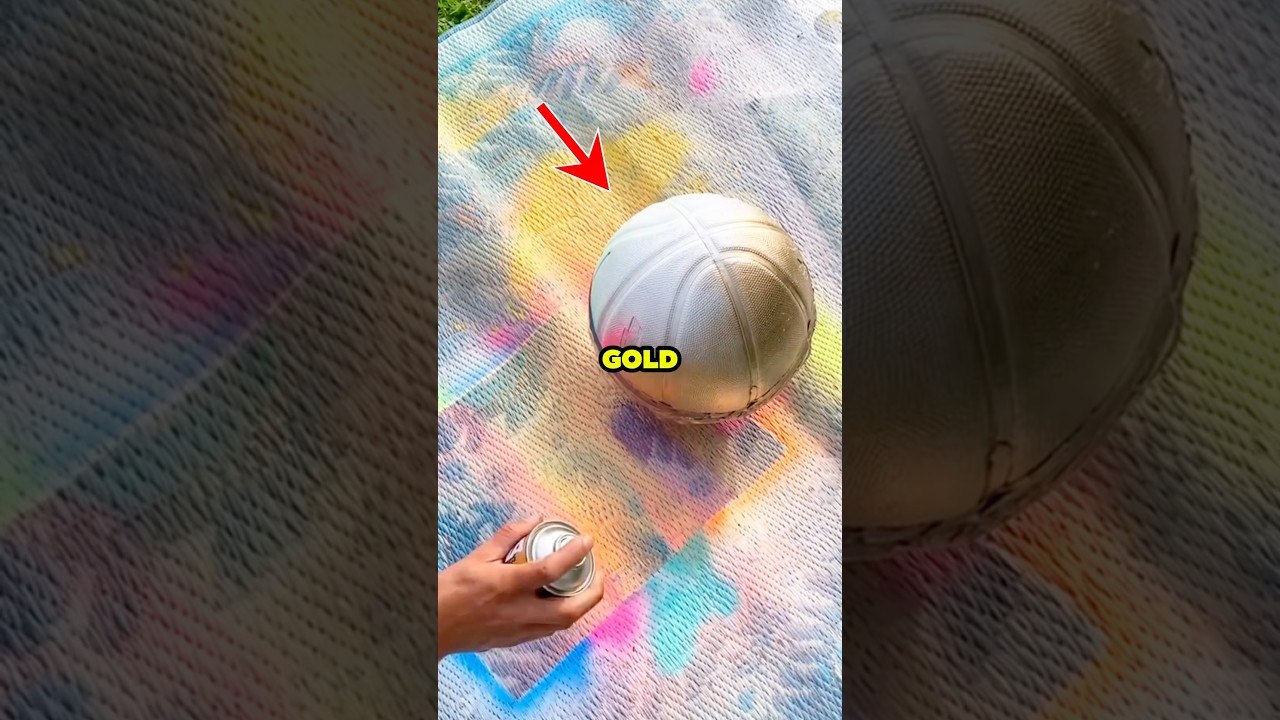 Custom 24k Gold Designed Basketball