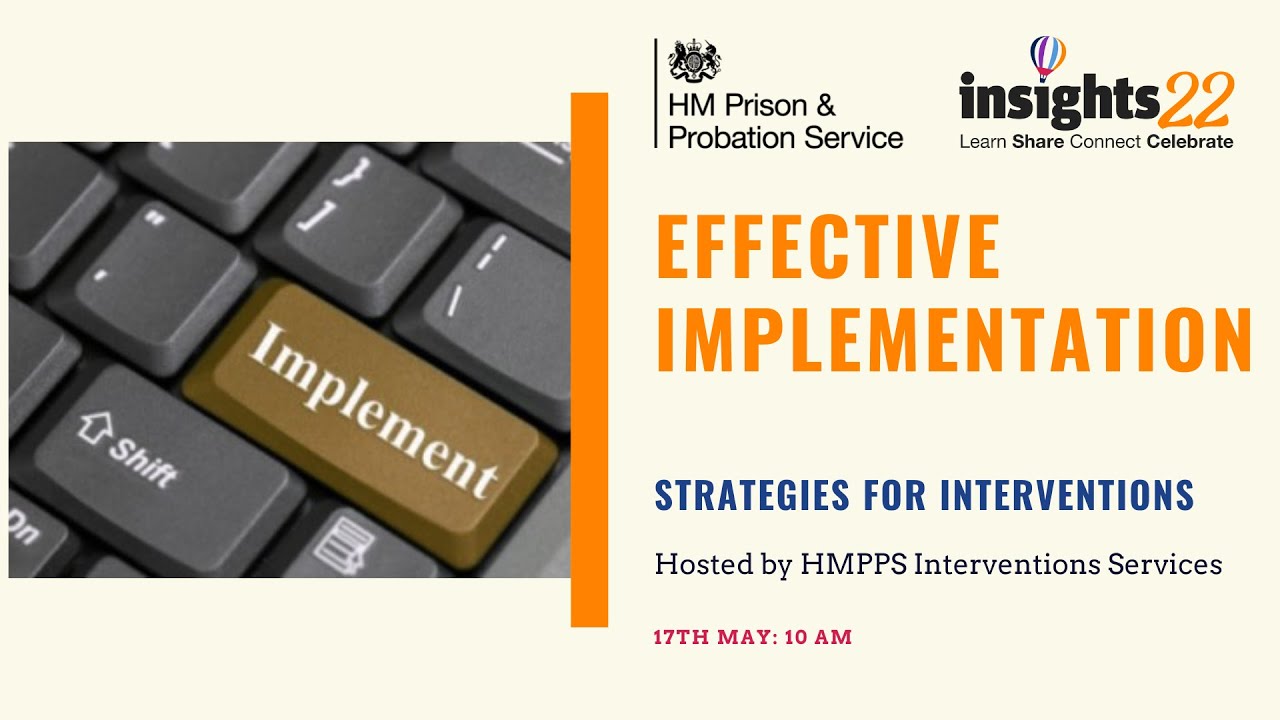 Strategies to improve effective implementation of interventions