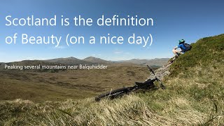 Making the most of the good weather up by Balquhidder/Loch Earn