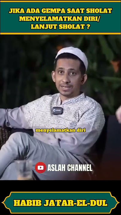 KALAU ADA GEMPA SAAT SHOLAT, SEBAIKNYA GIMANA ? #short #shortsfeed #habibjafar #shorts #shortvideo