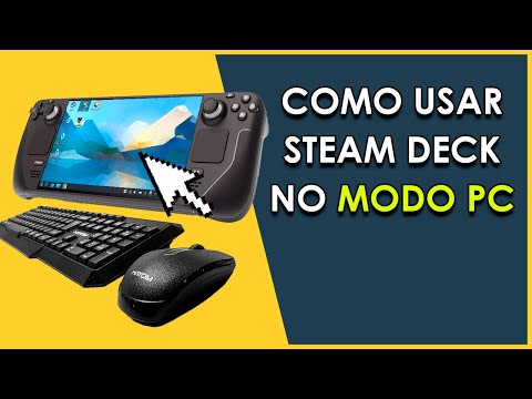 Como usar Steam Deck no modo PC - Desktop Mode - Area De Trabalho - PC